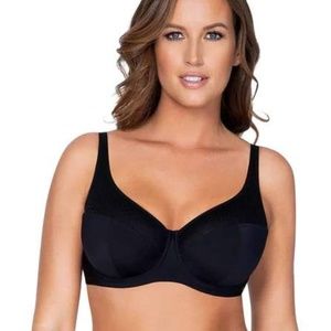 WENDY UNLINED WIRE BRA – BLACK – P5412
